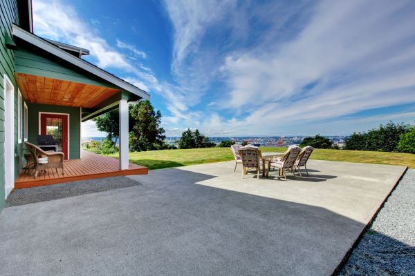 Yard Concrete Installation in Kirkland