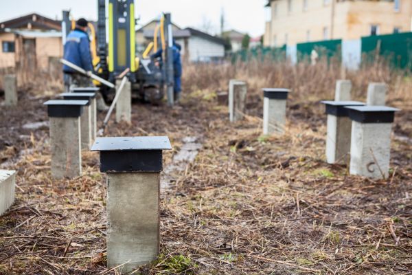 Concrete Piling Installation in Kirkland