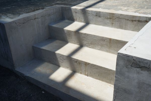 Poured Steps Installation in Kirkland