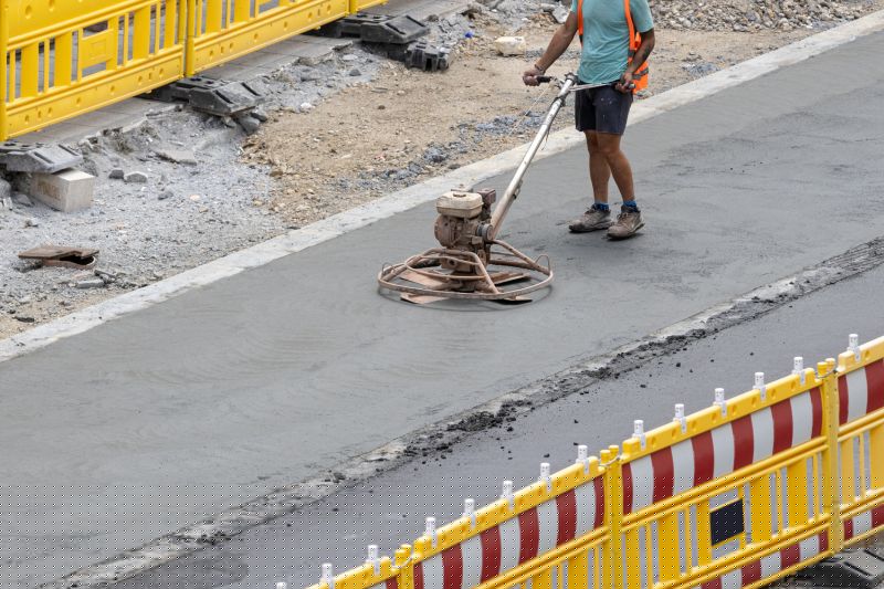 Cement Pavement Construction